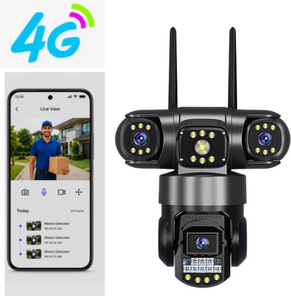VisionCam 15 MP 5G PTZ Camera with Smart AI Motion Detection, 360° Rotation, Security Camera