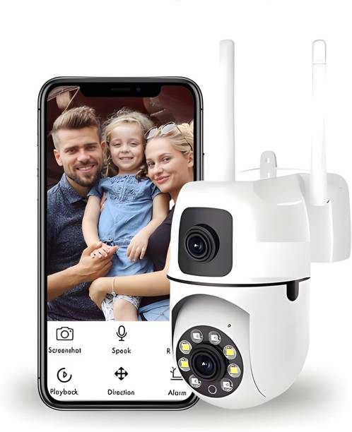 OSQD 5+5MP WiFi Dual Lens PTZ CCTV Camera AI Motion Detection Night Vision Security Camera