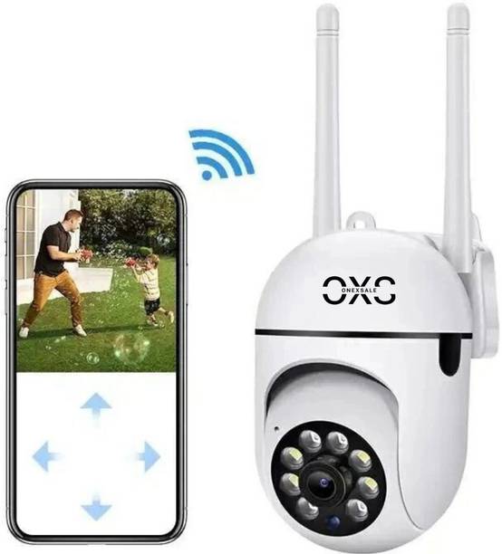 OneXsale 3MP 360° Mini Ptz WIFI Night Vision, Motion Detection & Pan-Tilt Control Security Camera