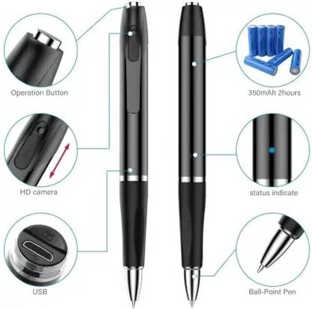 SNARIOVSN R2495_PENCAMERA MAX 1080P HIDDEN CAMERA RECORDER BLACK (PACK OF 1) Spy Camera