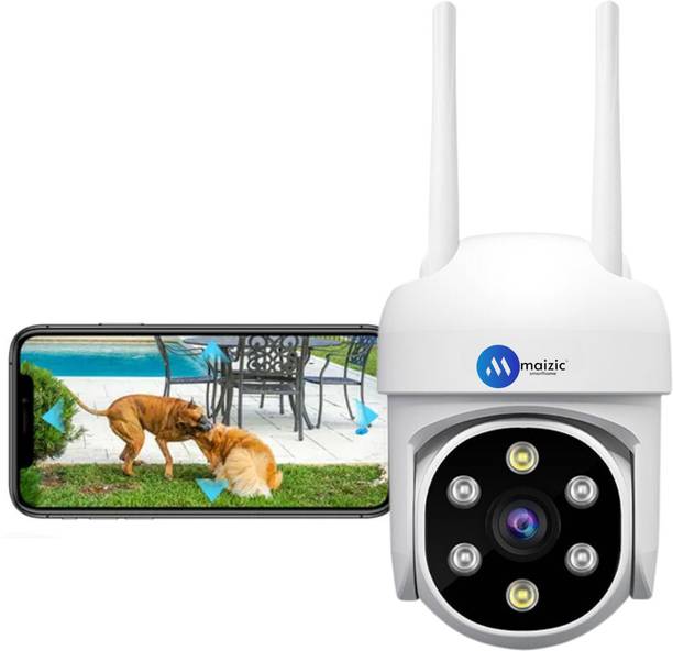 Maizic Smarthome 5MP Wi-Fi CCTV 360° Pan Tilt, Night Vision, Human Detection, Compatible With NVR Security Camera