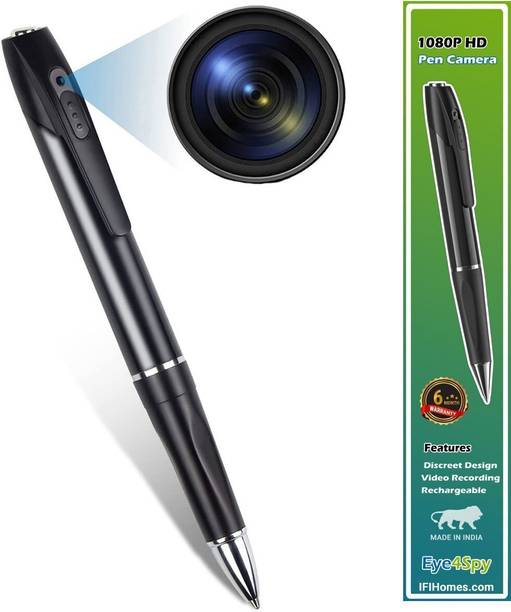 आई4स्पाई Spy Pen Camera – 1080P Full HD Hidden Camera | Rechargeable Battery सिक्योरिटी कैमरा