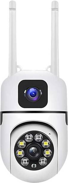 m2wear 5+5MP Wifi FHD Mini Dual Lens/Screen 2in1 PTZ+Bullet Indoor CCTV Security Camera