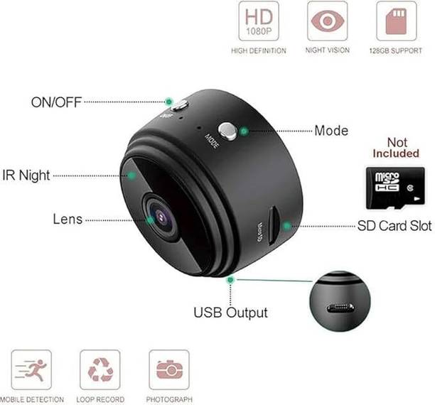 Boom Mini Wireless Security Camera – 1080p Security Camera
