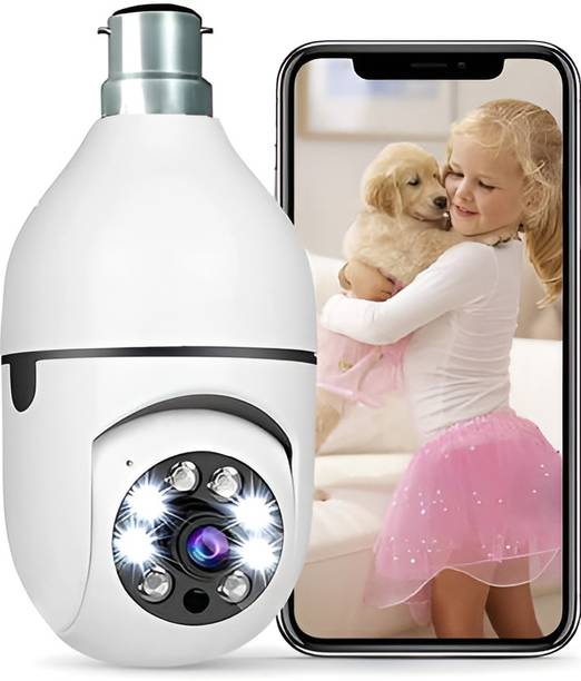 Orantech 2MP HD Bulb Type PTZ Indoor HD CCTV Wireless Camera | Security Camera Security Camera