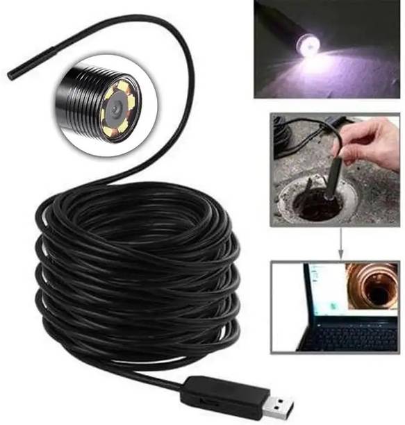 PERAMISYM SpyVision CCTV 2M Endoscopy Camera USB Inspection Scope with LED Light Security Camera