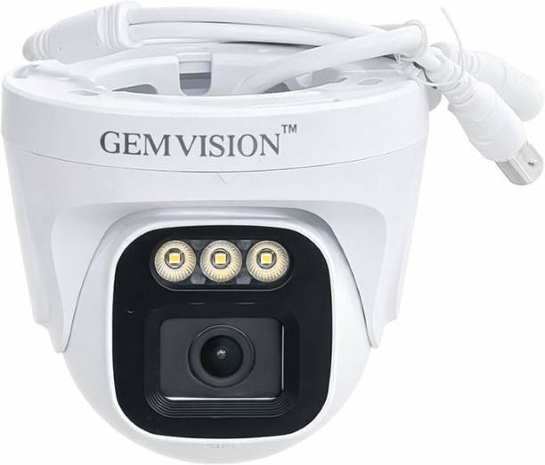 GEM VISION 2.4MP AHD Indoor CCTV Camera GV-243S with Mic, 24x7 Full Color Security Camera