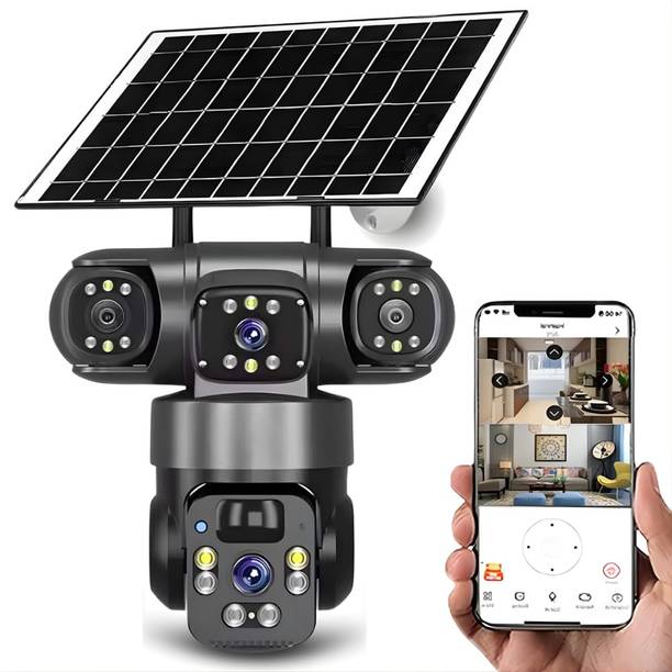 Supercams Batman Solar 4G SIM CCTV Camera 5MP*3 (Triple Lens) Outdoor Security Camera