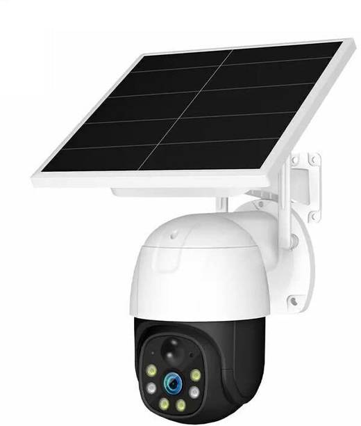 favone Waterproof Black Solar 2MP 1080P with 2-Way Audio Night Vision Motion Detection Security Camera