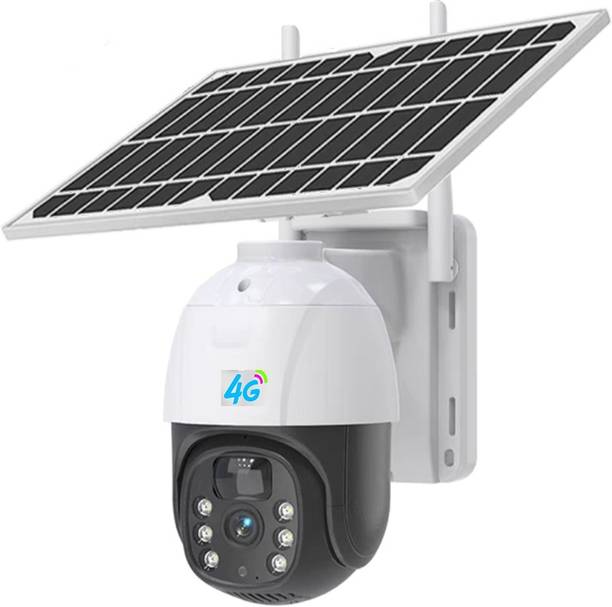 MANIA ELECTRO 4G Solar PTZ SIM Camera 5mp full hd Waterproof, Color Night Vision, Live View, Security Camera