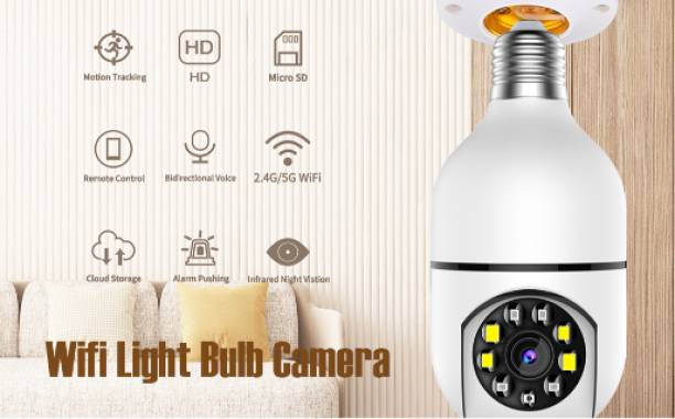 YAROH CAME13-RA164-Bulb Camera Indoor HD CCTV Wireless Camera | Security Camera Security Camera