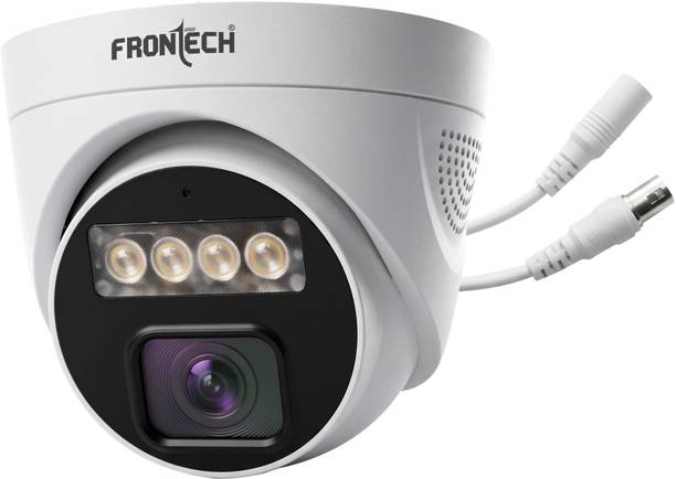 Frontech 5MP HD Dome CCTV Camera with Built-in Mic, 4mm HD Lens, TVI/AHD/CVI/CVBS Support Security Camera