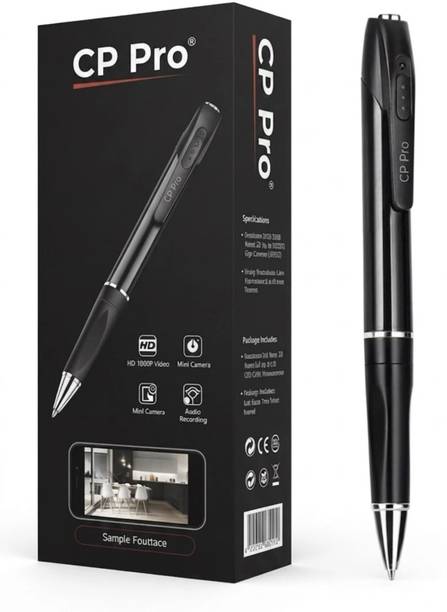 CP PRO Full HD 1080P Mini Spy Pen Camera with Audio Recording & Photo Capture Security Camera