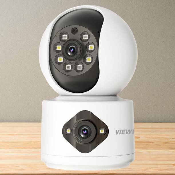 Viewvision BTS26 Full HD 3MP+3MP Dual Lens (360°) Wi-Fi Pan-Tilt 2 Way Talk Night Vision Security Camera
