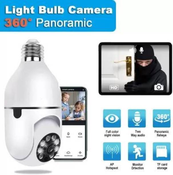 GREENEYE TECHNOLOGY CCTV Camera Wireless Bulb Shape PTZ V380 Pro Spy Camera cctv wifi Spy Camera