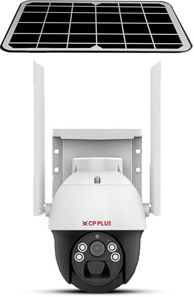 CP PLUS CP-Z44R 4MP 4G Solar Panel and 18000maH Battary, Pan Tilt Zoom, Water Proof, Security Camera