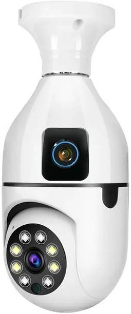 m2wear 360° WiFi Bulb CCTV Camera 1080P HD Indoor Security Camera with Night Vision E27 Security Camera