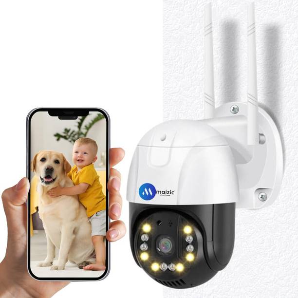 Maizic Smarthome 4G Sim 4MP Outdoor Ptz Camera with Night Vision, Motion Alerts, 2-Way Audio Security Camera