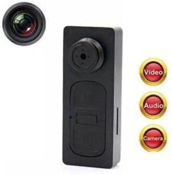 SNARIYOVSN Portable Button Spy Camera with HD Video and Motion Detection Support Spy Camera