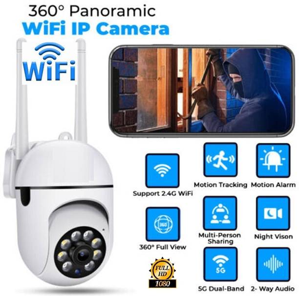 SROPX 360° Home Office WiFi Camera Outdoor PTZ CCTV 1080P Full HD Night Vision Security Camera