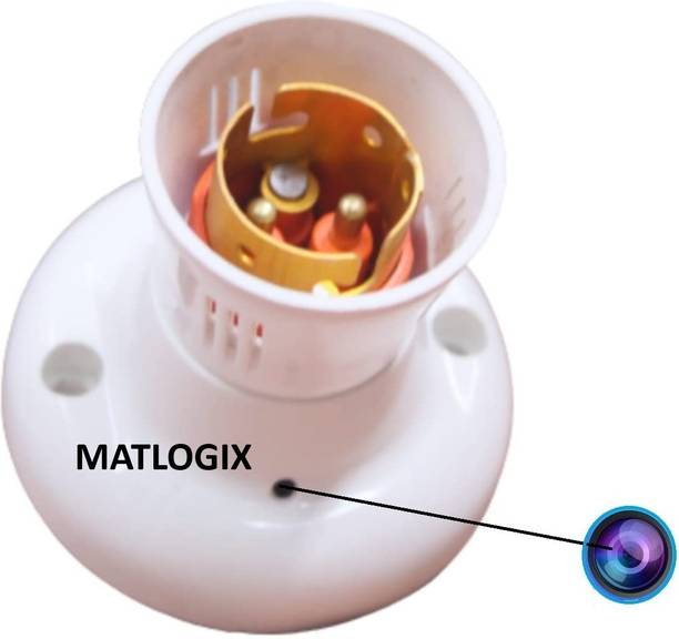 MatLogix WiFi Full HD 1080p Security Camera Work 24 Hours with Power 220v Security Camera