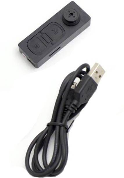 Radhe HD Audio and Video CCTV Cam Covert Spy Miniature Button Hidden Camera Spy Camera