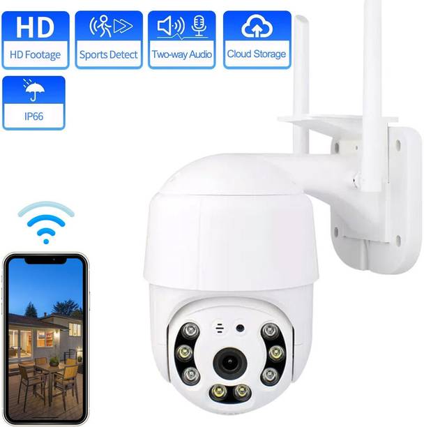 VisionCam 5MP FHD WiFi Outdoor CCTV Camera | 360° Pan & Tilt | Color Night Vision Security Camera
