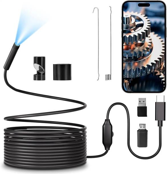 PAROXYSM SpyCamera CCTV Endoscopy 2 Meter USB Inspection Scope with 6 LED Light Security Camera