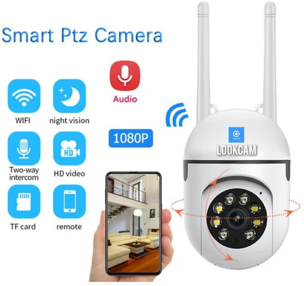 lookcam HD Wi-fi Wireless IP CCTV Light Vision Viewing Remote Indoor Bulb 360' PTZ Security Camera