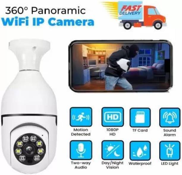 GREENEYE TECHNOLOGY Wi-Fi CCTV Camera Wireless Bulb Shape Spy Camera cctv camera for home Spy Camera