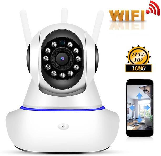 Bzrqx CCTV WiFi Wireless PTZ Camera 1080p Night Vision 360° Live View TwoWay Audio Security Camera