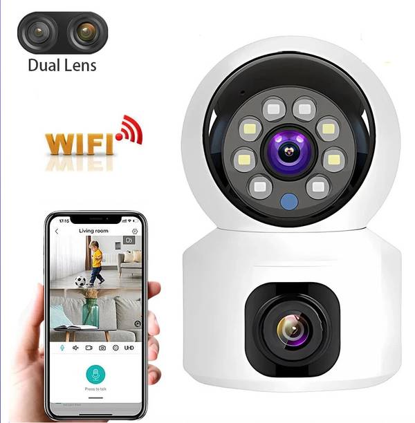 OSHSIZ PTZ Dual Lens 1080p WiFi Outdoor Security Camera Smart App Security Camera