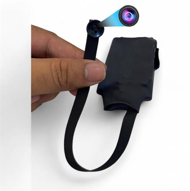 MatLogix 4K Button WiFi Mini Ribbon Camera for Indoor use Support Upto 128GB SD Card Security Camera