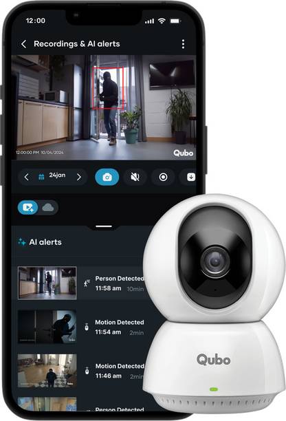 Qubo Qubo Smart Cam 3603MP(2K) Security Camera