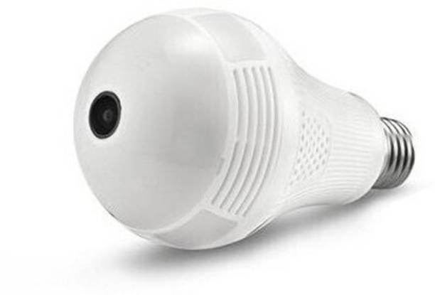 SKY HUB 360D Fisheye WiFi IP Spy Camera Bulb Motion Detector Night Vision Live View Security Camera