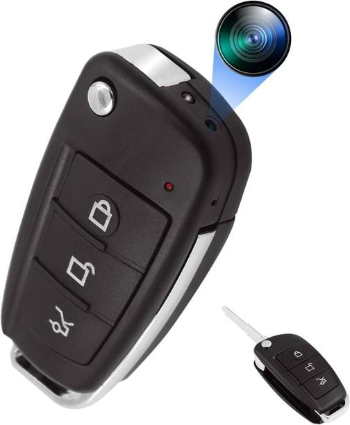 FEERO HD Spy Car Keychain Camera Audio Video Recorder IR Night Vision Spy Camera