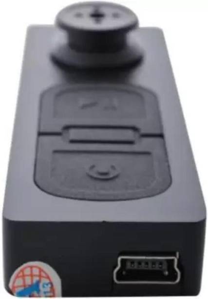 SKY HUB Best HD Button Pinhole Spy Hidden Camera Cam Button Camera Video Audio Recorder Spy Camera