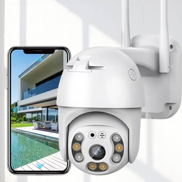 Grousale 5MP Wifi Outdoor CCTV Camera, 360 View, Night Vision, Two-Way Audio Security Camera