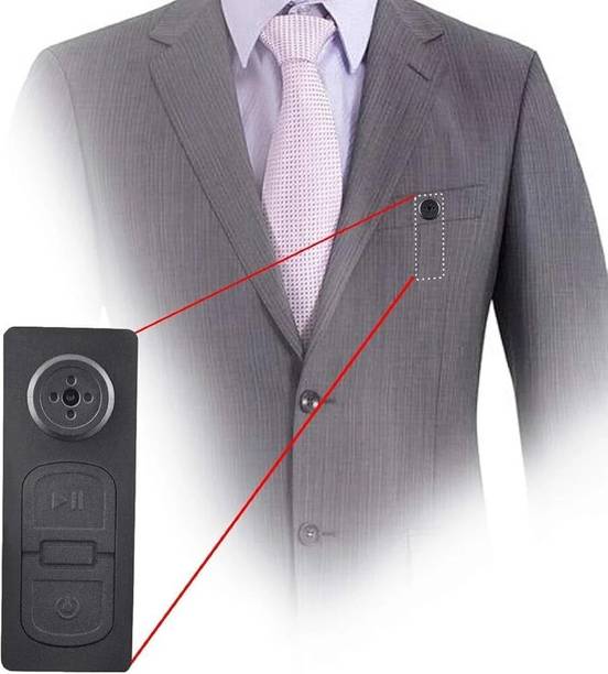 spysight Spy button spy camera CCTV Button Hidden Camera Spy Camera (32 GB, 1 Channel) Spy Camera