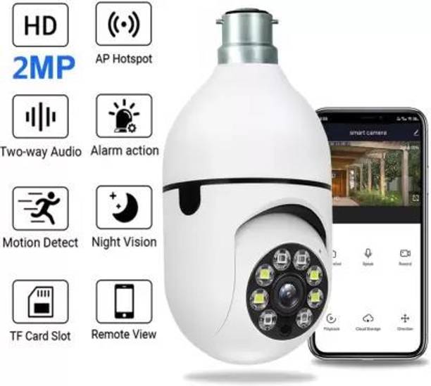 GREENEYE TECHNOLOGY WiFi CCTV Camera Wireless Indoor Spy Camera bulb shape bulb spy camera Spy Camera