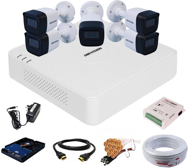 HIKVISION 8 Channal HD DVR,5MP With AUDIO EXIR Technology IP67 Outdoor Cameras,CMB-AU-91 Security Camera