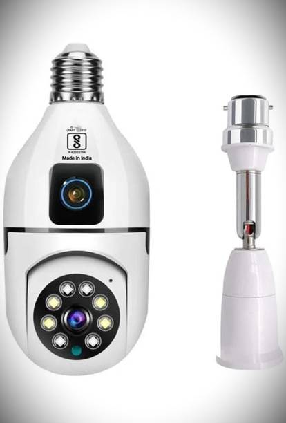 Primate "4MP Dual Lens WiFi Security Camera with Adjustable Bulb Holder" Security Camera