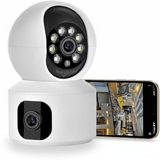 m2wear 360° Smart WiFi CCTV Camera 1080P HD Indoor Security Camera with Night Vision Security Camera