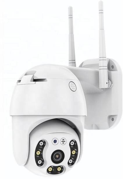 PERAMISYM CCTV WiFi Wireless PTZ 12MP Camera 1080p Night Vision 360° LiveView TwoWay Audio Security Camera