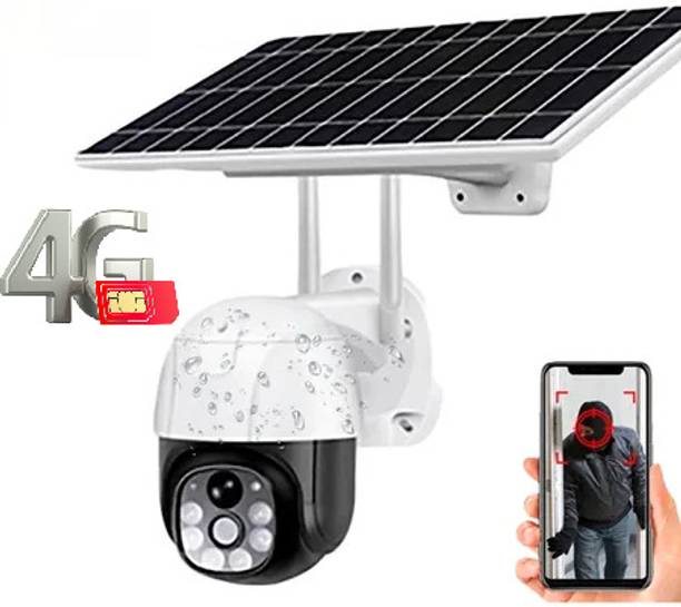 SIOVS SIM Camera Solar Powered 1080p HD PTZ Control 10X Zoom TwoWay Audio Night Vision Security Camera