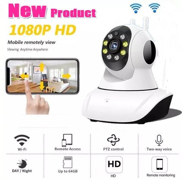 OSHSIZ Double Antenna 1080p WiFi Auto Recording Night Vision HD CCTV Camera 2-Way Audio Security Camera