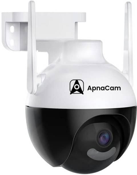 ApnaCam PTZ DOME Wi-Fi Motion Alert Color Night Vision 2-Way Audio 360°Outdoor Security Camera