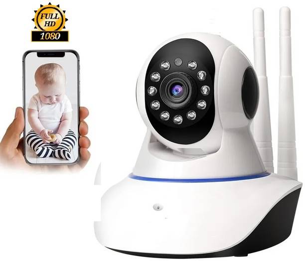 OSHSIZ High Range Double antenna 360 Degree Smart Wireless HD IP Wifi CCTV Indoor Security Camera