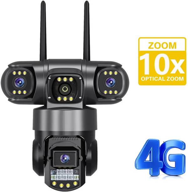 AVOIHS SIM Camera PTZ 360° Night Vision 2-way Audio Motion Detection SD Card Support Security Camera