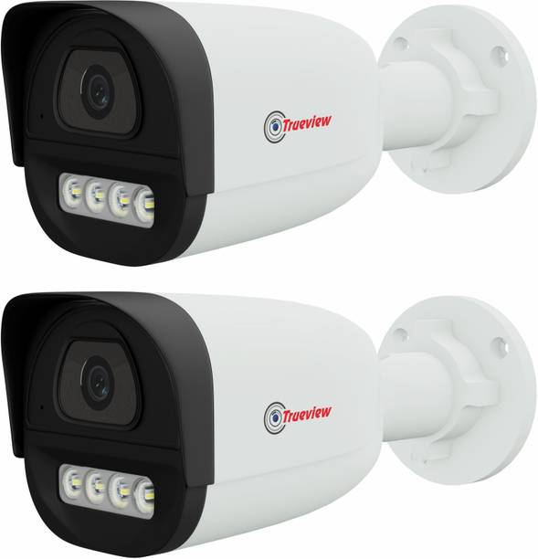 Trueview Pack of 2 | 2MP HD Bullet CCTV Kit with Dual Light & Waterproof Security Camera